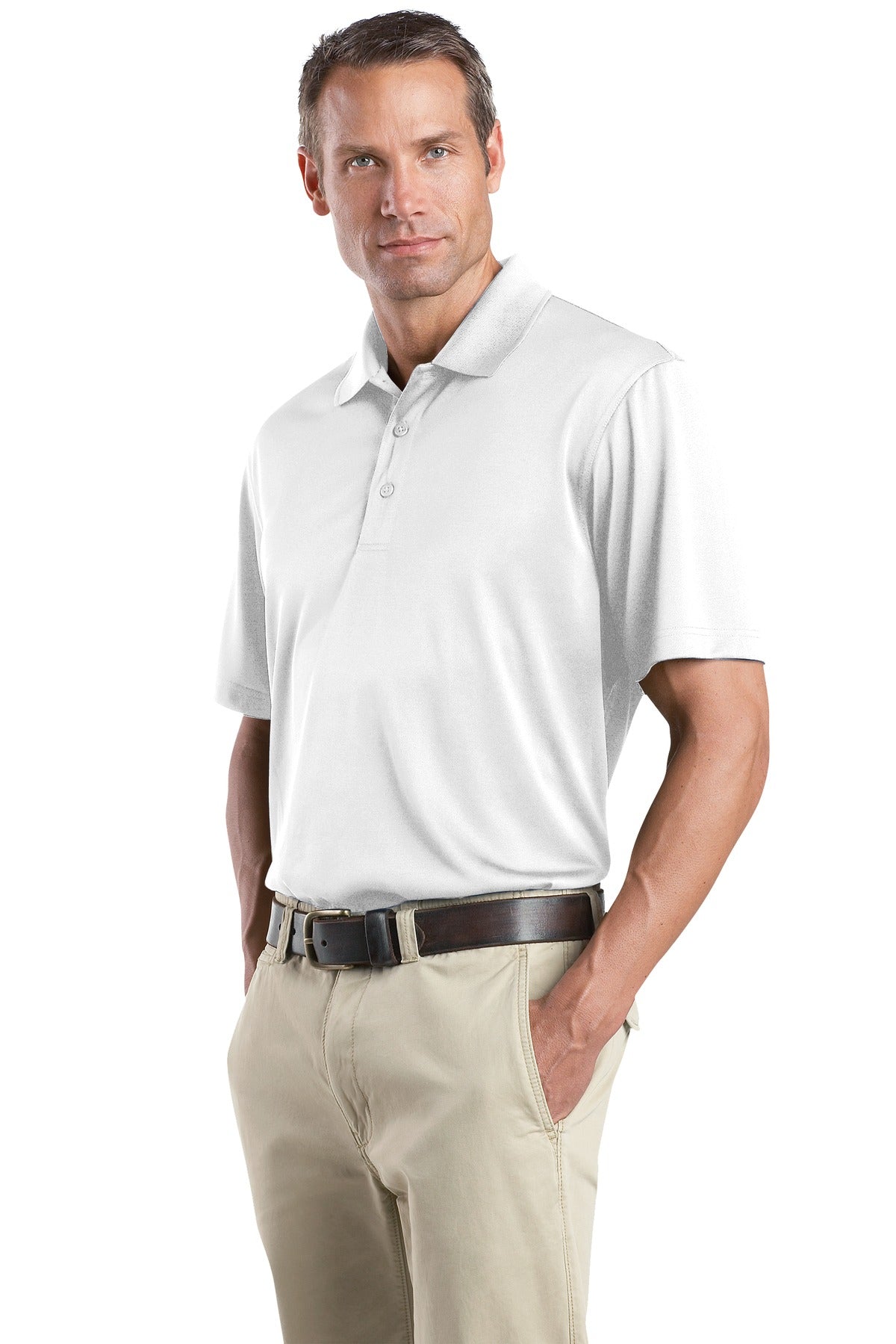 White CornerStone - Select Snag-Proof Polo. CS412