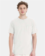 White Garment-Dyed Pocket T-Shirt - GDH150