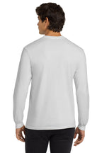 White Gildan - Ultra Cotton 100% US Cotton Long Sleeve T-Shirt. G2400