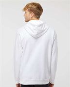White Midweight Hooded Sweatshirt - SS4500