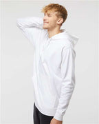 White Midweight Hooded Sweatshirt - SS4500