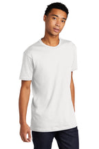 White Next Level Apparel Adult Cotton Tee. NL3600