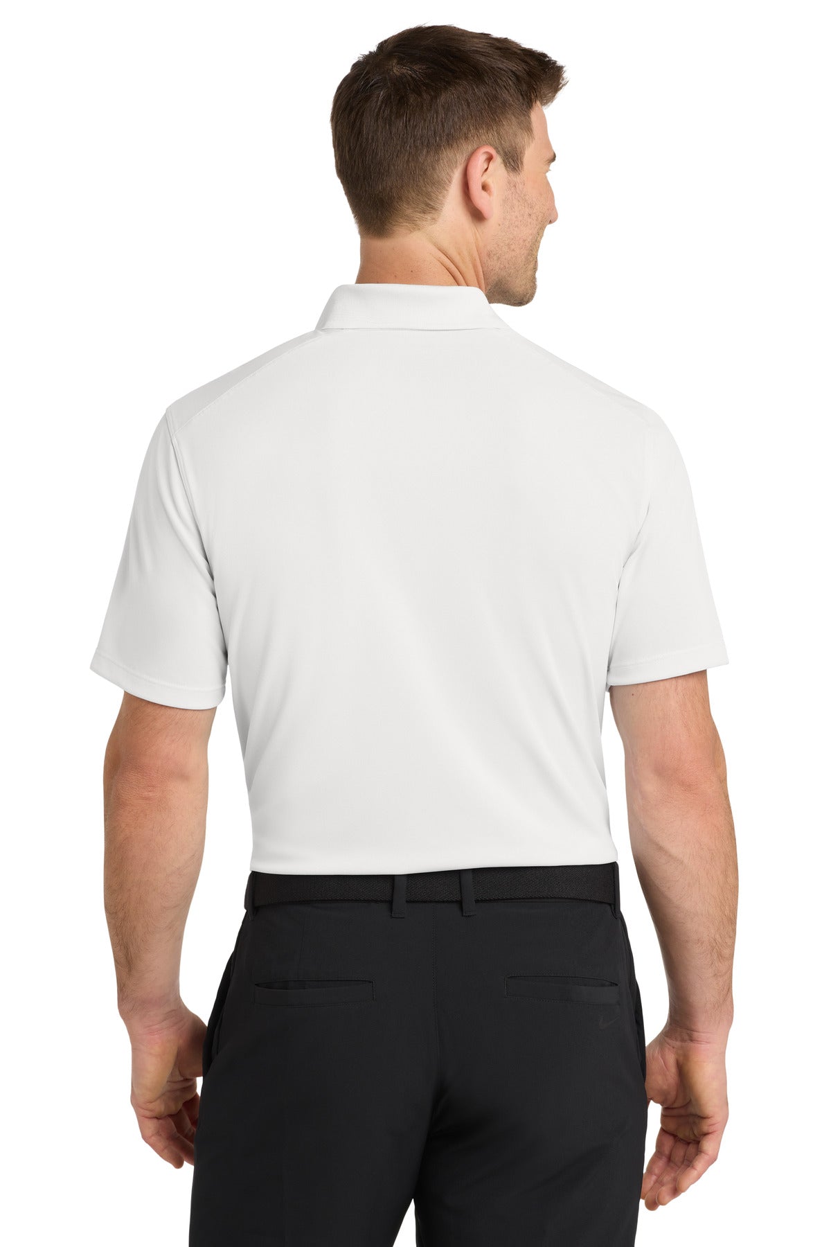 White Nike Dri-FIT Micro Pique 2.0 Polo NKDC1963