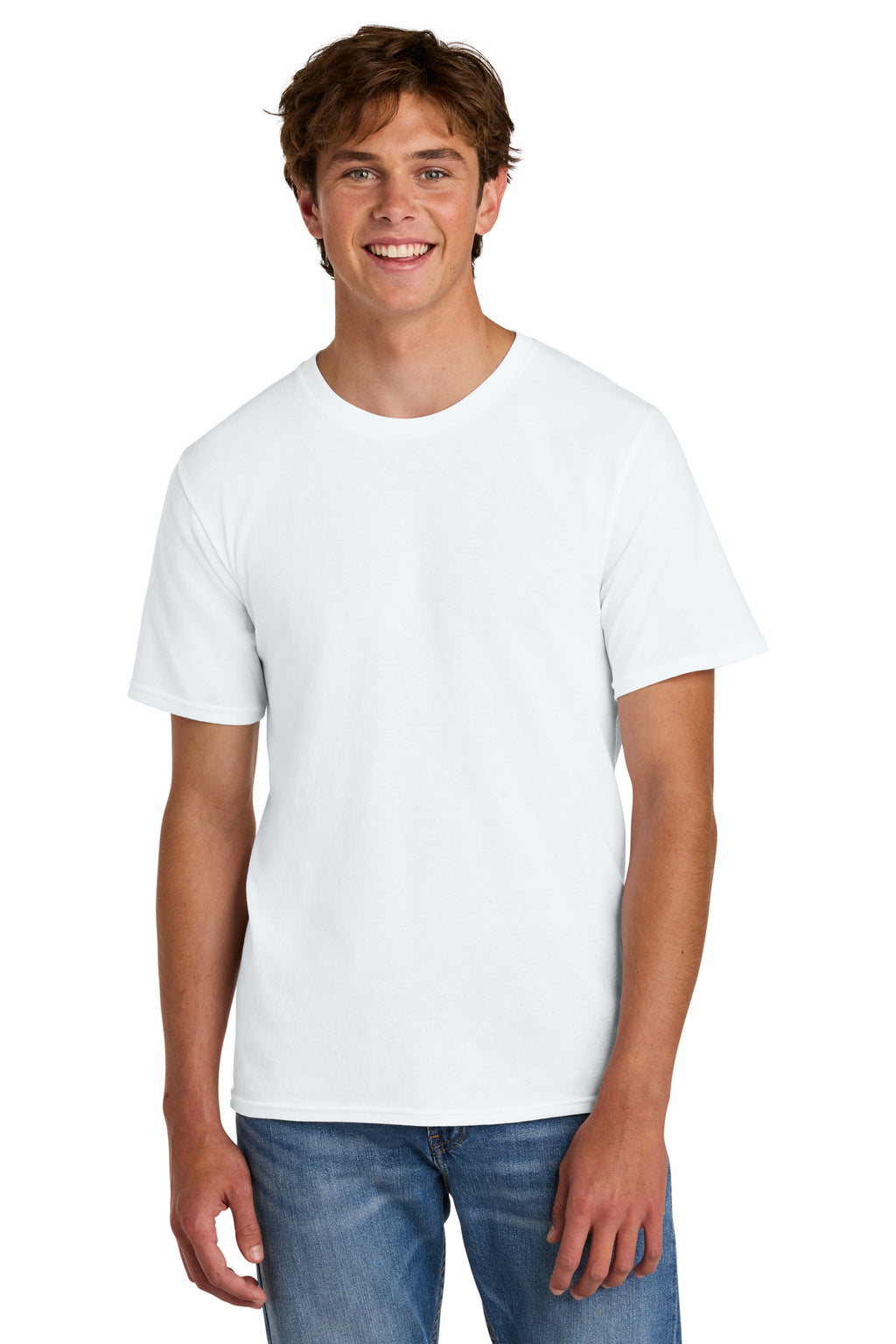 White Port & Co Easy Cotton Tee PC43