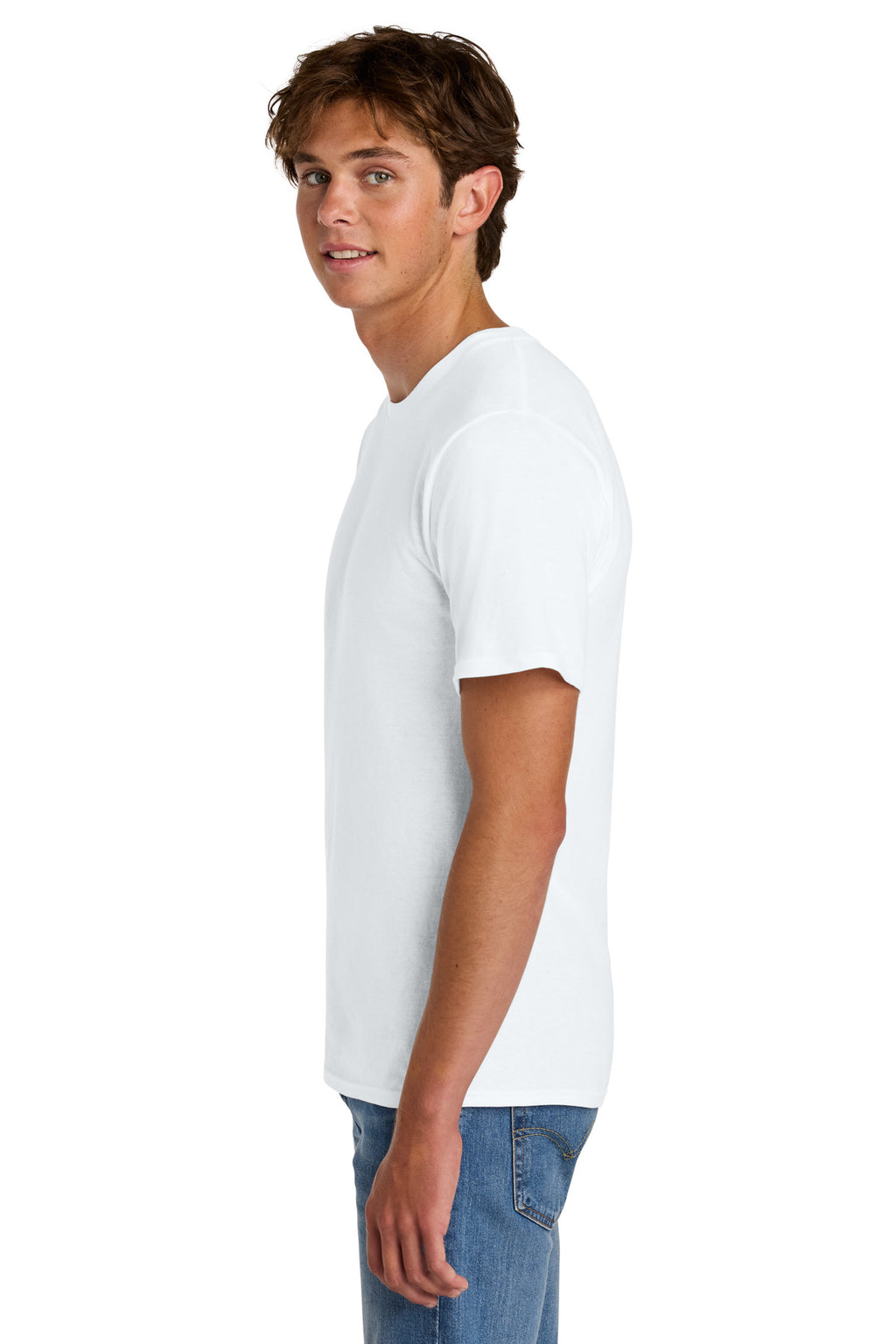 White Port & Co Easy Cotton Tee PC43