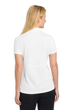 White Sport-Tek Women's Micropique Sport-Wick Polo. LST650