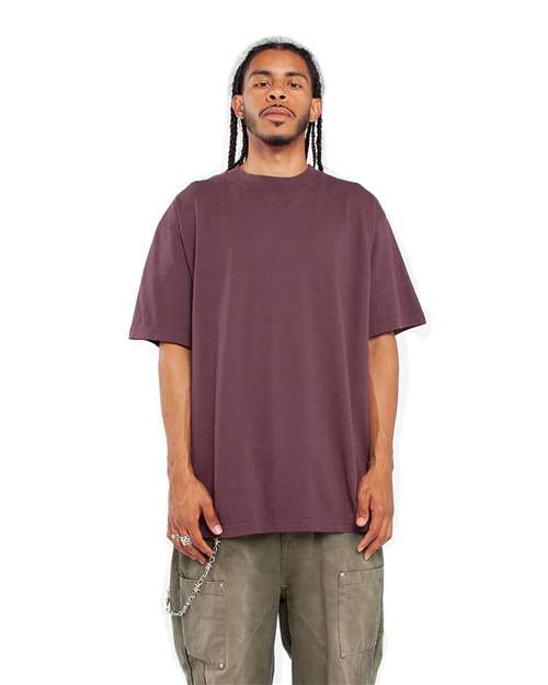 Wine Garment-Dyed Crewneck T-Shirt - SHGD