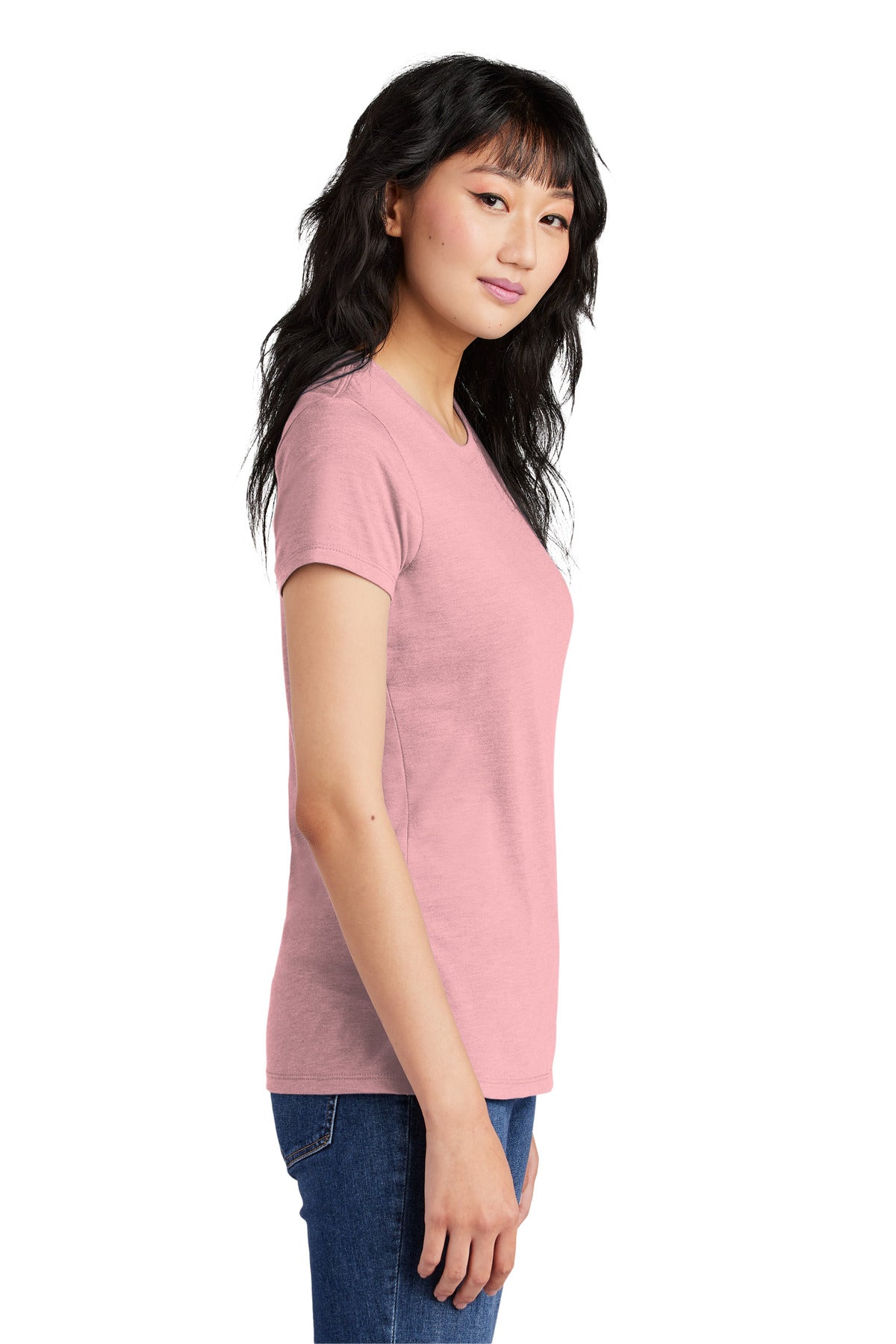WstriaHthr District Women's Perfect Tri Tee. DM130L