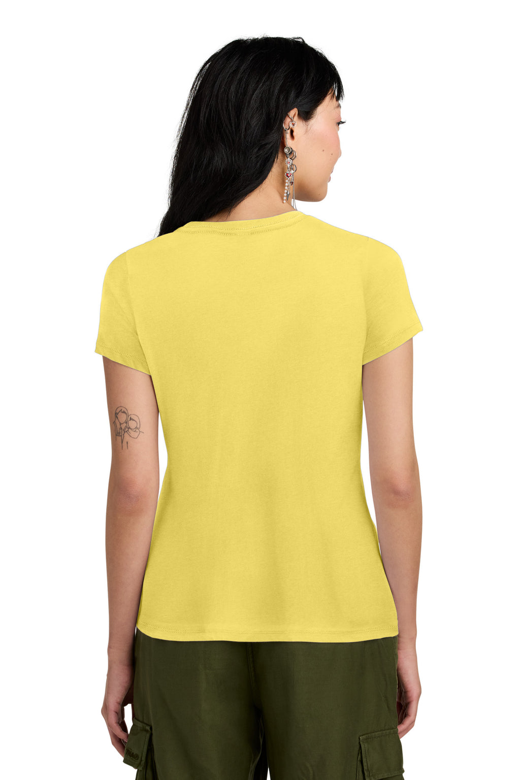 Yellow District Women's Perfect Weight Tee. DM104L